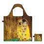 Sac shopping pliable avec pochette zip 50cm Gustave Klimt The Kiss Bag