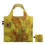 Sac shopping pliable avec pochette zip 50cm Vincent van Gogh Sunflowers Bag