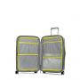 Valise cabine rigide Pure bright Extensible 55 cm Cool grey