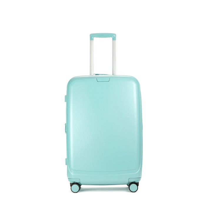 Valise rigide Pure bright Extensible 65 cm Bleu turquoise