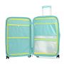 Valise rigide Pure bright Extensible 75 cm Bleu turquoise