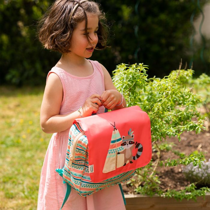 Sac à dos L'école des Tann's 27 cm Tipi Rose