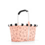 Panier à provisions Isotherme Carrybag XS kids 33 cm Cats and Dogs Rose