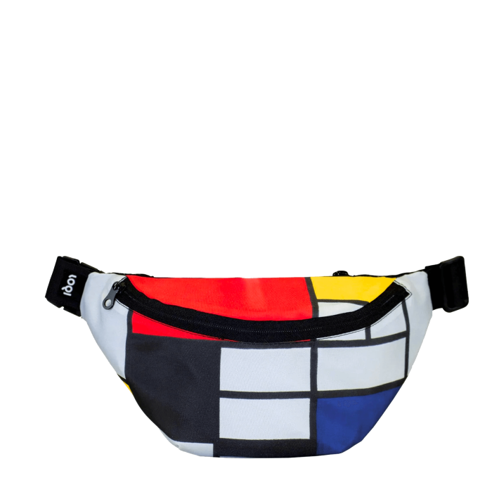 Sac Banane recyclée 30 cm Piet Mondrian Composition