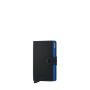 Porte-cartes Miniwallet Matte anti-RFID 10.2 cm Black blue