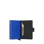 Porte-cartes Miniwallet Matte anti-RFID 10.2 cm Black blue