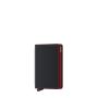 Porte-cartes Slimwallet Matte anti-RFID 10.2 cm Black red