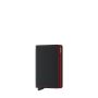 Porte-cartes Miniwallet Matte anti-RFID 10.2 cm Black red