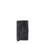 Porte-cartes Miniwallet Vintage anti-RFID 10.2 cm Grey-black