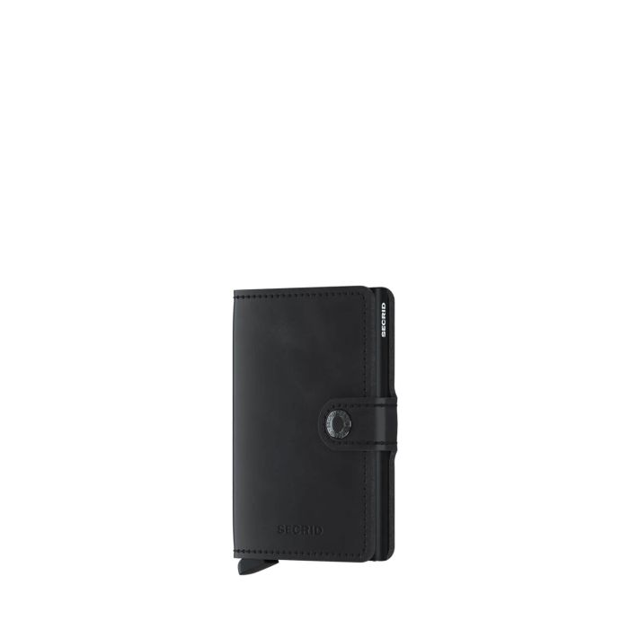 Porte-cartes Miniwallet Vintage anti-RFID 10.2 cm Black