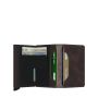 Porte-cartes Slimwallet Vintage anti-RFID 10.2 cm Chocolate