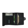 Porte-cartes Twinwallet Vintage anti-RFID 10.2 cm Black