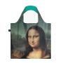 Sac shopping pliable avec pochette zip 50cm Mona Lisa de Léonard de Vinci