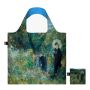 Sac shopping pliable avec pochette zip 50cm Femme avec parasol dans un jardin de Pierre-Auguste Renoir