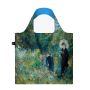 Sac shopping pliable avec pochette zip 50cm Femme avec parasol dans un jardin de Pierre-Auguste Renoir