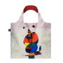 Sac shopping pliable avec pochette zip 50cm Woman, Bird and star from Joan Miro