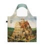 Sac shopping pliable avec pochette zip 50cm The Tower Of Babel from Pieter Bruegel