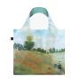 Sac shopping pliable avec pochette zip 50cm Les Coquelicots de Claude Monet