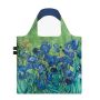 Sac shopping pliable avec pochette zip 50cm Irises from Vincent Van Gogh