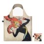 Sac shopping pliable avec pochette zip 50cm Jane Avril & Aristide de Henri de Toulouse-Lautrec