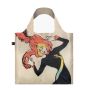 Sac shopping pliable avec pochette zip 50cm Jane Avril & Aristide de Henri de Toulouse-Lautrec