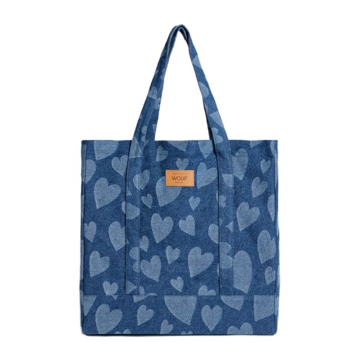 Sac shopping fourre-tout coton biologique 40 cm Cuore