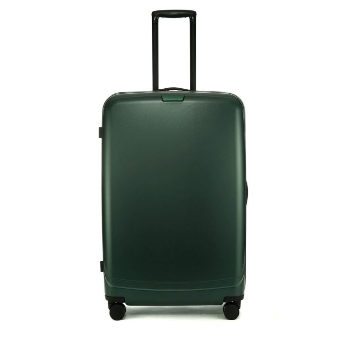 Valise rigide Pure mate Extensible 75 cm Vert foncé