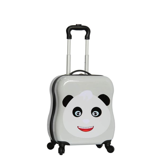 Valise cabine rigide Kid Panda 48 cm Gris