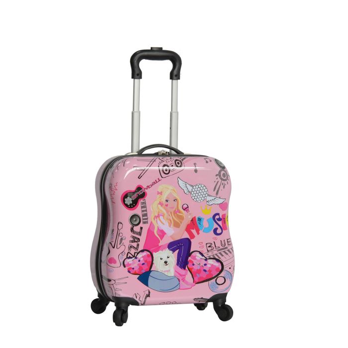 Valise cabine rigide Kid Musique 48 cm Rose