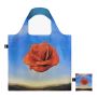 Sac shopping pliable avec pochette zip 50cm Dalí Meditative Rose