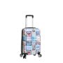 Valise cabine rigide 36820C 55 cm Paris Patchwork