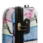 Valise cabine rigide 36820C 55 cm Paris Patchwork