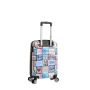 Valise cabine rigide 36820C 55 cm Paris Patchwork