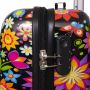 Valise cabine rigide 36820V 55 cm Flowers