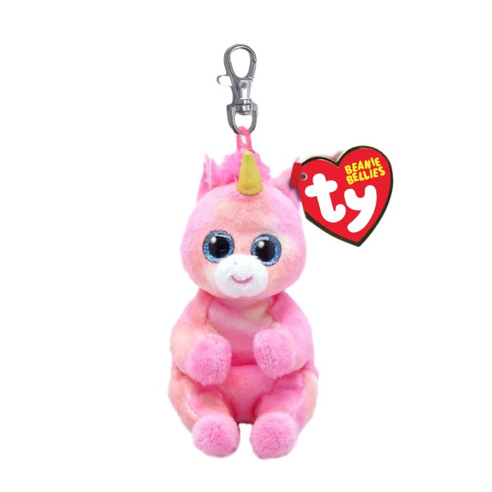 Porte-clés peluche Beanie Bellies 9 cm Skylar la licorne