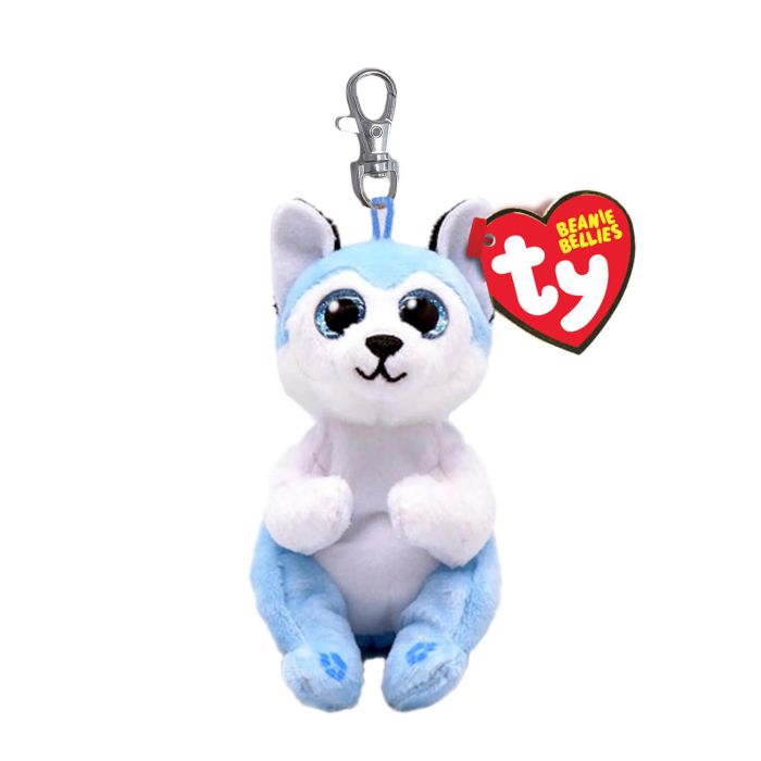 Porte-clés peluche Beanie Bellies 9 cm Thunder le husky