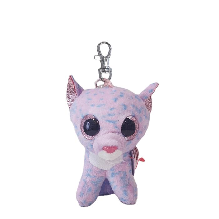 Porte-clés peluche Beanie boo's 9 cm Cassidy le chat