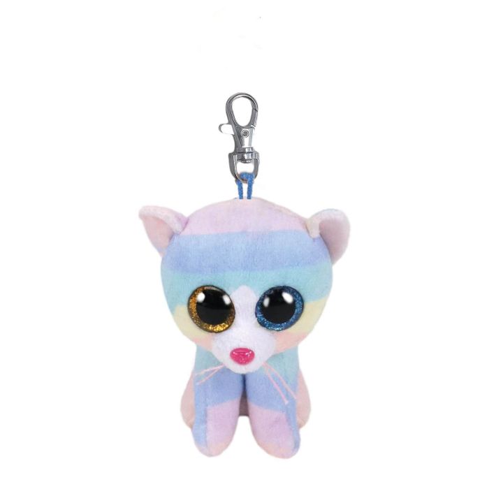 Porte-clés peluche Beanie boo's 9 cm Heather le chat