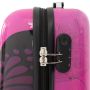 Valise cabine rigide 26820B 55 cm Papillon rose