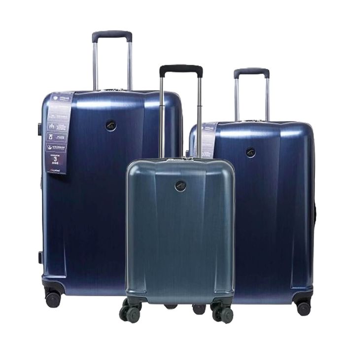 Lot de 3 valises rigides Platinel 3.0 55, 69 et 79 cm Blue