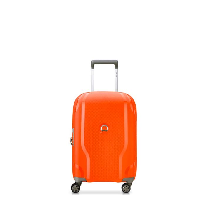 Valise cabine rigide extensible Clavel 55 cm Orange Tangerine