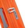 Valise cabine rigide extensible Clavel 55 cm Orange Tangerine