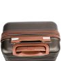 Valise cabine rigide 33803 55 cm Coffee