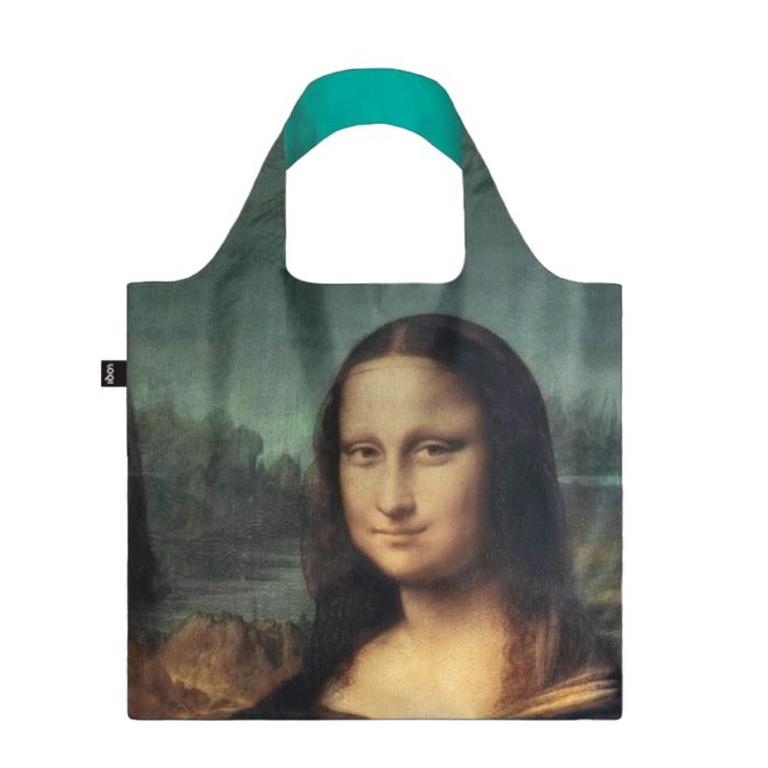 Sac shopping pliable avec pochette zip 50cm Mona Lisa