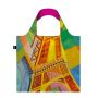 Sac shopping pliable avec pochette zip 50cm Tour Eiffel