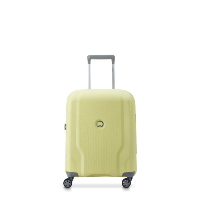 Valise rigide Clavel 55 cm Slim Jaune Pale