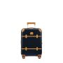 Valise cabine rigide Bellagio 55 cm Bleu/Tabac