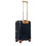 Valise cabine rigide Bellagio 55 cm Bleu/Tabac