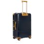 Valise rigide Bellagio 76 cm Bleu/tabac