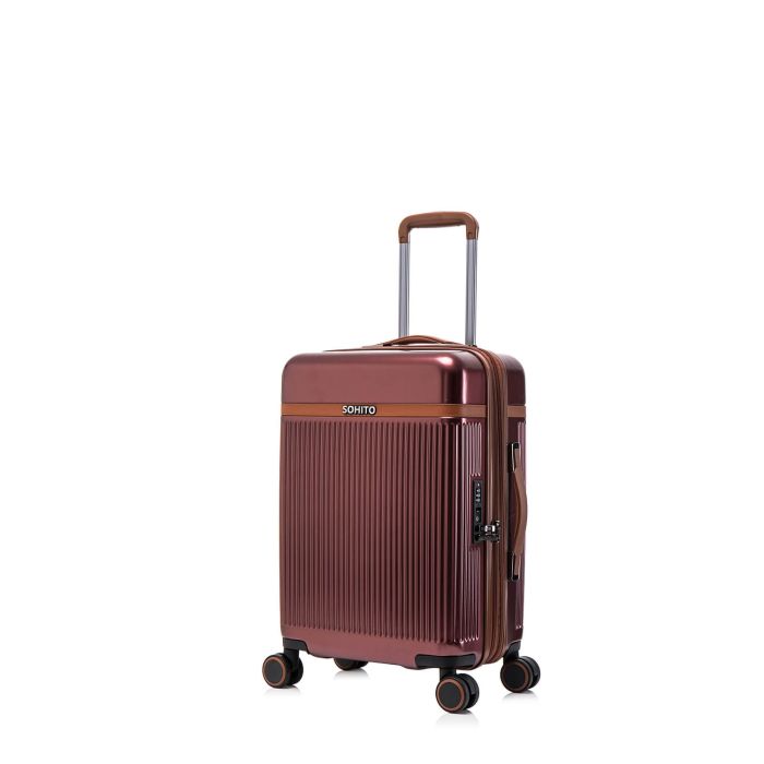 Valise cabine rigide Neko Extensible 55 cm Burgundy